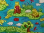 Lee Nova Craft & Haberdashery St Marys (Sydney): Frog Pond frogs fishing swimming, sunbathing on islands in pond