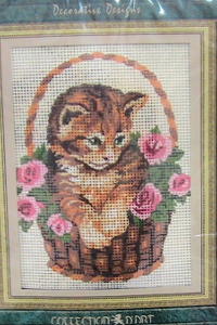 Kitten Cross Stitch Kit Kitten Cross Stitch Kit