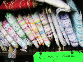 Sparkling, Varigated, Colours, White Knitting Lace While Stocks Last telephone Lee Nova Craft (Sydney) Tel: 02-96734181 or visit 190 Queen Street, St Marys to check availability 190 Queen Street, St Marys (Western Sydney) photo of Lee Nova Craft Haberdashery