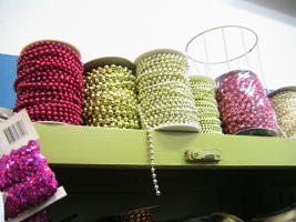 Strings of Metallic Beads Strings of Metallic Beads