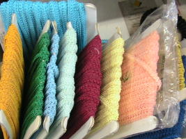 Lee Nova Craft's range of braids multi coloured braid