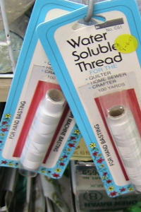 Lee Nova Craft & Haberdashery St Marys (Sydney): Water Soluable Thread While Stocks Last telephone Lee Nova Craft (Sydney) Tel: 02-96734181 or visit 190 Queen Street, St Marys to check availability 190 Queen Street, St Marys (Western Sydney) photo of Lee Nova Craft Haberdashery